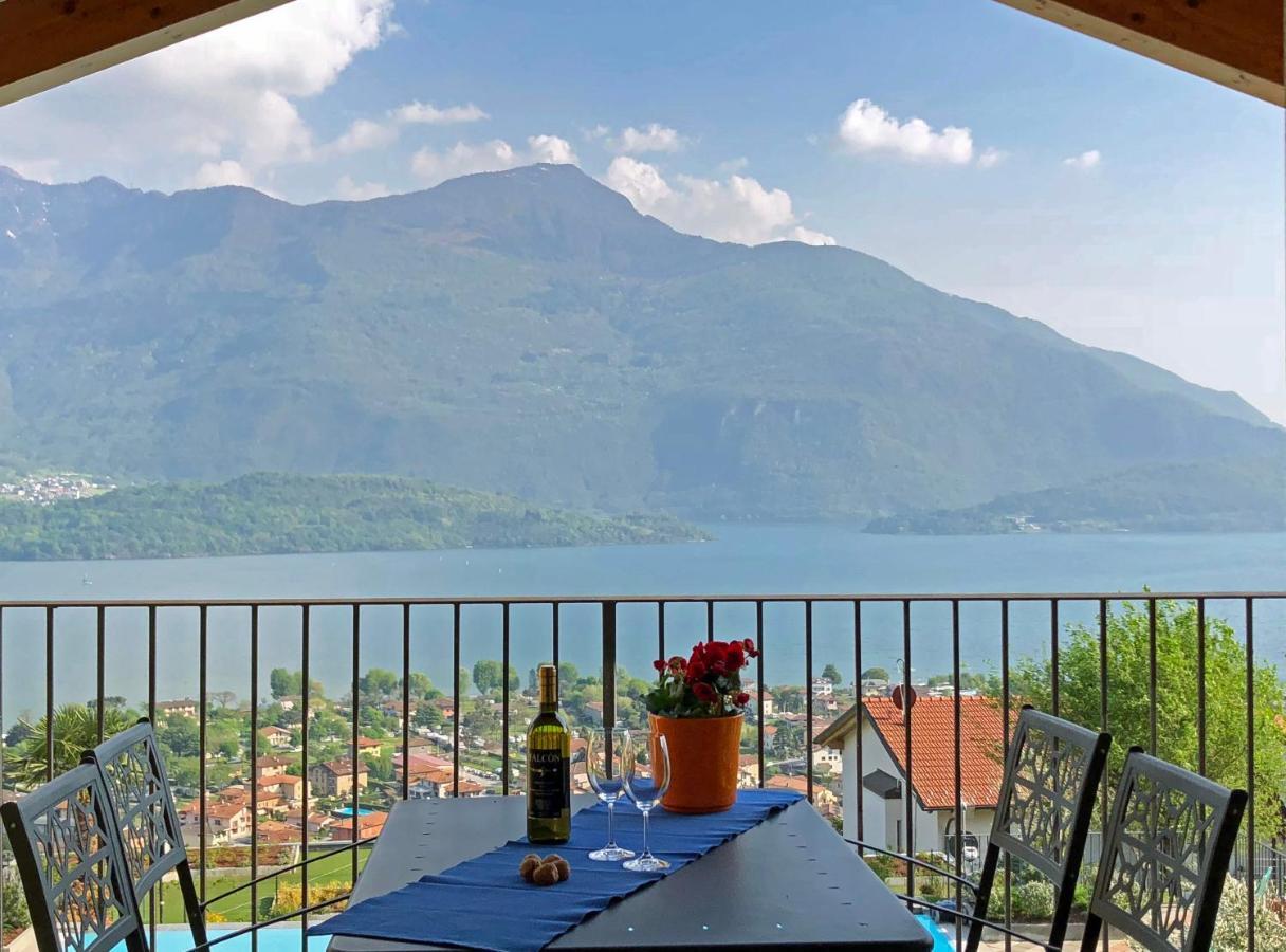 Ferienwohnung La Collina Degli Ulivi Vercana Exterior foto